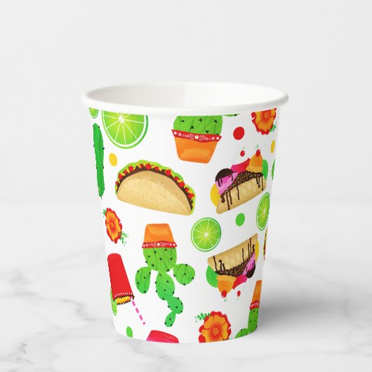 シンコデマヨフィエスタタコバースデーパーティー 紙コップ (左)