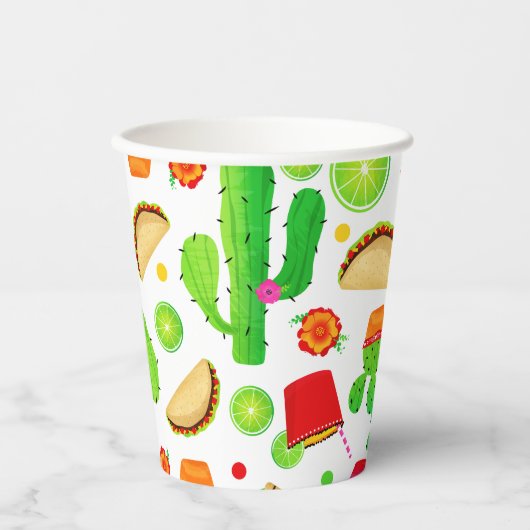 シンコデマヨフィエスタタコバースデーパーティー 紙コップ (正面)