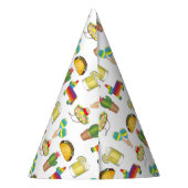 シンコデマヨフィエスタタコピナタマルガリタマラカス パーティーハット (裏面)