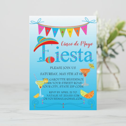 シンコデマヨフィエスタ招待状 招待状 (スタンド正面)