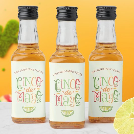 シンコデマヨフィエスタ リキュールボトルラベル