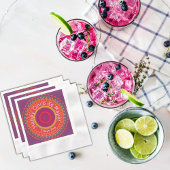 シンコデマヨフェスタ万華鏡のように千変万化するパターンパーティー スタンダードカクテルナプキン