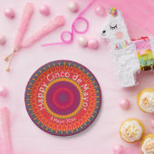 シンコデマヨフェスタ万華鏡のように千変万化するパターン ペーパープレート (パーティー)