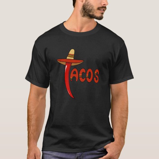 シンコデマヨブリトスメキシコタコスとアボカド1 Tシャツ (正面)