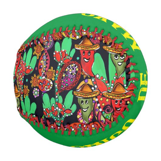 シンコデマヨペッパー 野球ボール (正面右)