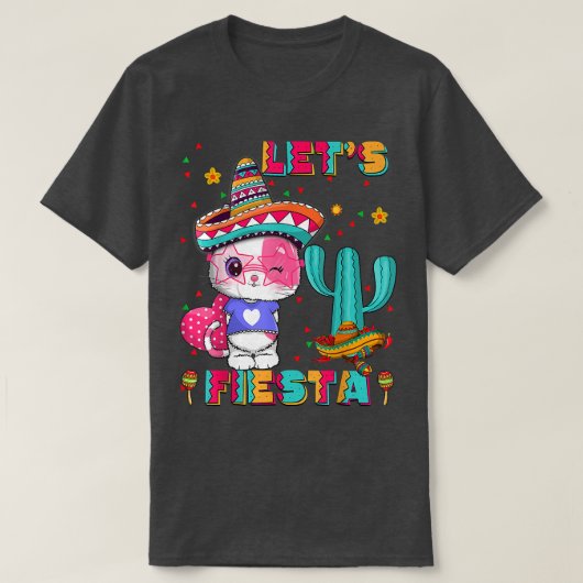 シンコデマヨマイオレッツフィエスタメカンサボク Tシャツ (デザイン正面)