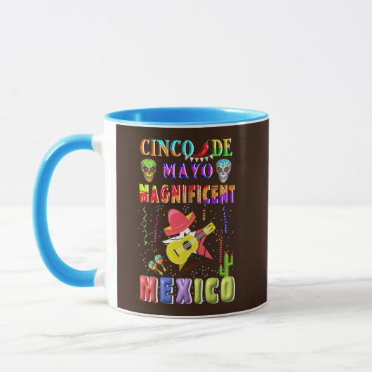 シンコデマヨマニピカルメキシコ マグカップ (左)