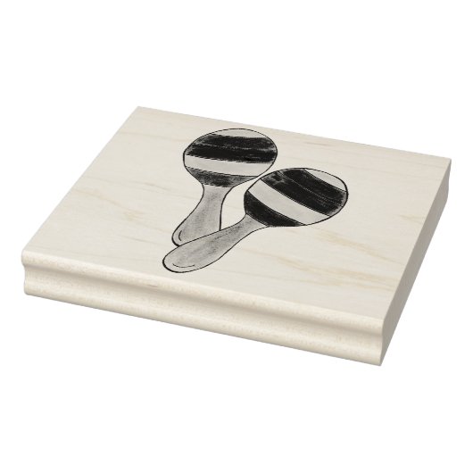 シンコデマヨミュージカル楽器メキシコマラカス ラバースタンプ (スタンプ)