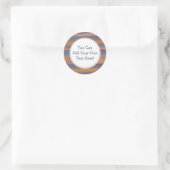 シンコデマヨメキシカンジグザグザグサウスウエスタンカラー ラウンドシール (バッグ)