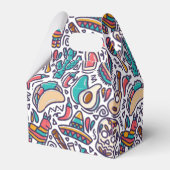 シンコデマヨメキシカンフィエスタシームレスパターン フェイバーボックス (正面サイド)