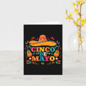 シンコデマヨメキシカンフィ祝エスタ5 De Mayo M カード (黄色い花)