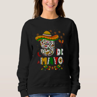 シンコデマヨメキシコパーティーソンブレロメキシコ9 De M スウェットシャツ