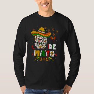 シンコデマヨメキシコパーティーソンブレロメキシコ9 De M Tシャツ