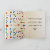 シンコデマヨメキシコフィエスタデッドスカルカスタム サンキューカード (内部)