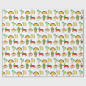 シンコデマヨメキシコフェスタパーティーお祝い ラッピングペーパー (フラット)