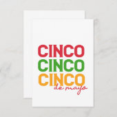 シンコデマヨメキシコホリデーお祝いギフト サンキューカード (正面/裏面)