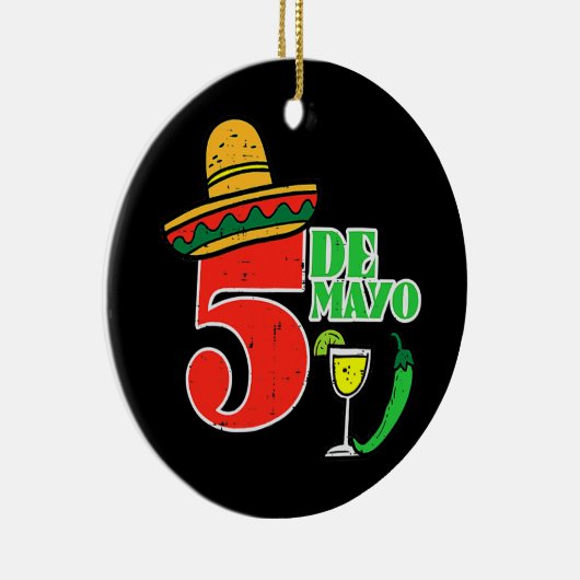 シンコデマヨ5シンコデマヨメキシコフェスタ セラミックオーナメント (右)
