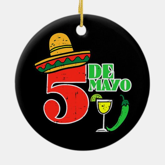 シンコデマヨ5シンコデマヨメキシコフェスタ セラミックオーナメント (裏面)