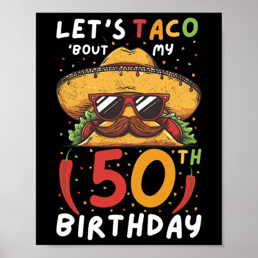 シンコデマヨ50誕生日タコエイジ50メキシコBi ポスター (正面)