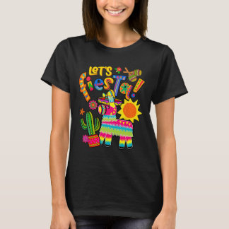 シンコデマヨ フィエスタ メキシコ男性用Tシャツ Tシャツ