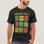 シンコデマヨ マージャン フィエスタ タイル Tシャツ (正面)
