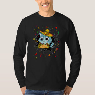 シンコデミウキュートシンコデマヨソンブレロタコキャット Tシャツ