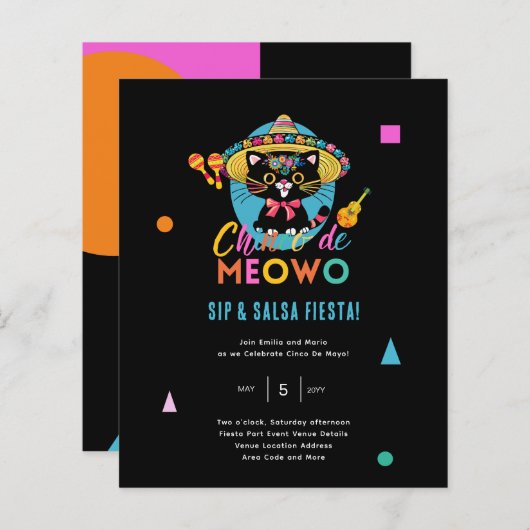 シンコデムオウおもしろいフィエスタキャットマヨパーティー (正面/裏面)