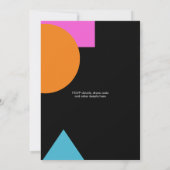 シンコデムオウおもしろいフィエスタキャットマヨパーティー 招待状 (裏面)