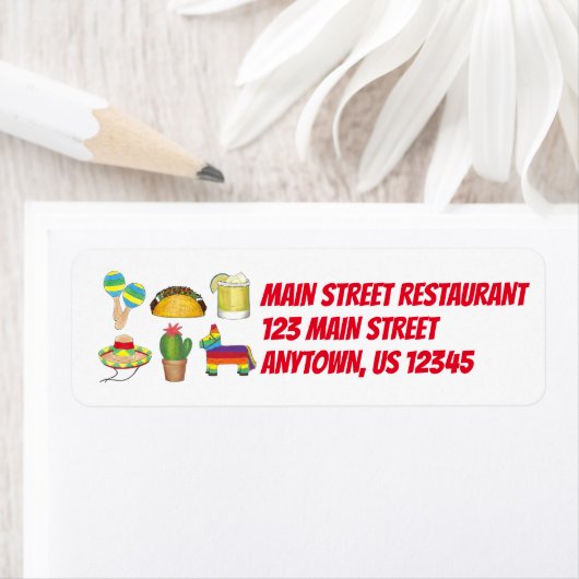 シンコ祝デマヨフィエスタタコピニャタサボサボサボテン ラベル (インサイチュ)