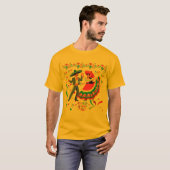 シンコ カラウェーブ ゴールド Tシャツ (正面フル)