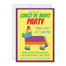 シンコ・デ・マイオ・パーティーフィエスタ・レインボードンキー・ピニャータ