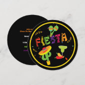 シンコ・デ・マヨのお祝いパーティー招待状 FIESTA 招待状 (正面/裏面)
