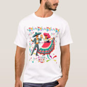 シンコ・デ・マヨのカラーウェーブ Tシャツ (正面)