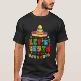 シンコ・デ・マヨのフィエスタ メキシカンタコ シンコデマヨ Tシャツ