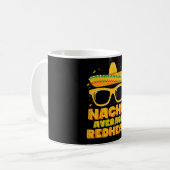 シンコ・デ・マヨのメキシコ風な赤毛 コーヒーマグカップ (正面左)