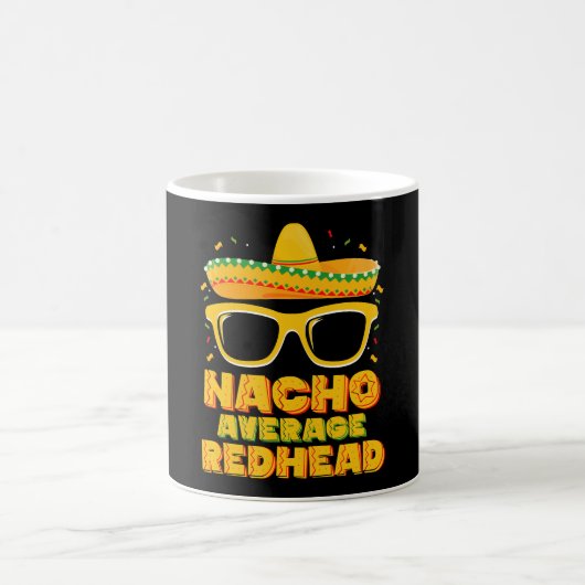 シンコ・デ・マヨのメキシコ風な赤毛 コーヒーマグカップ (中央)