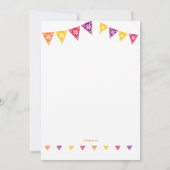 シンコ・デ・マヨの祭典への招待 招待状 (裏面)