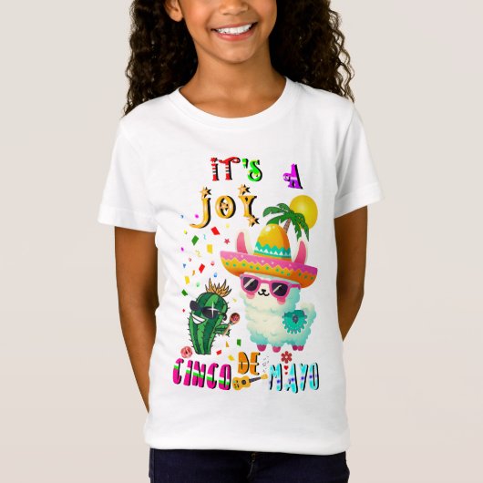 シンコ・デ・マヨは喜び Tシャツ (正面)