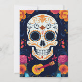 シンコ・デ・マヨメキシコ誕生日パーティー 招待状 (裏面)