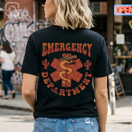 シンコ・デ・マヨ救急外来フィエスタ看護師 Tシャツ