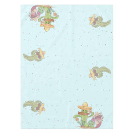 シンコ・デ・マヨ歌サボテンとペッパー・マリアッチ テーブルクロス