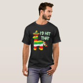 シンコ・デ・マヨ・おもしろいアイディアの衣装を着て、ピンを打った Tシャツ (正面フル)