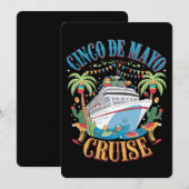 シンコ・デ・マヨ・クルーズ メキシコ メキシコ船 フィエスタ 招待状 (正面/裏面)