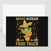 シンコ・デ・マヨ・シェフ・ナチョ・アベレージ・フードトラック 招待状 (正面/裏面)