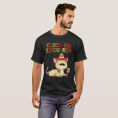 シンコ・デ・マヨ シンコ・デ・ニャー・ワオTシャツ 猫 子供 Tシャツ (正面フル)