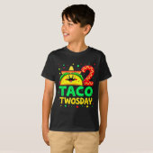 シンコ・デ・マヨ タコ・ツーズデー 2歳 誕生日パーティー _4 Tシャツ (正面フル)