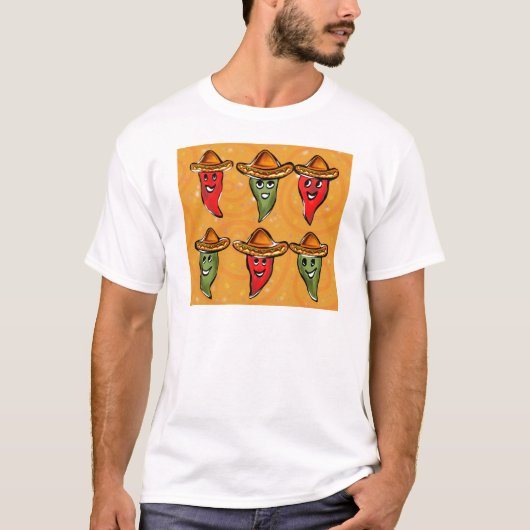 シンコ・デ・マヨ ピーマン Tシャツ (正面)