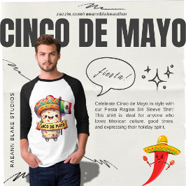 シンコ・デ・マヨ・フィエスタ ラグラン 3/4スリーブTシャツ Tシャツ