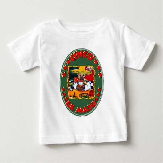 シンコ・デ・マヨ ベビーTシャツ (正面)