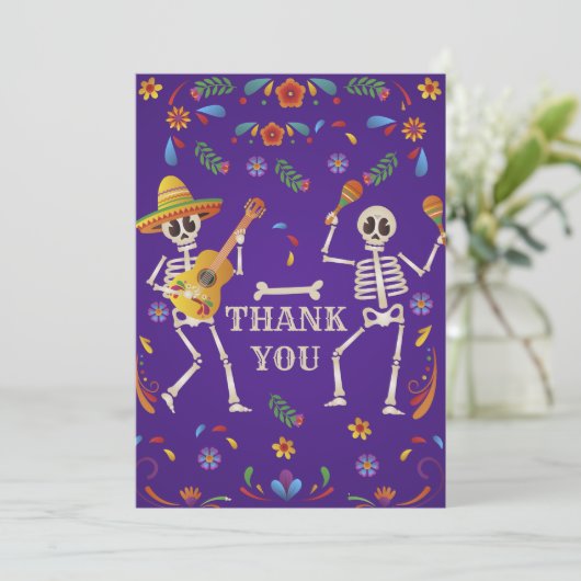 シンコ・デ・マヨ メキシカンフィエスタ スカル ありがとう 招待状 (スタンド正面)